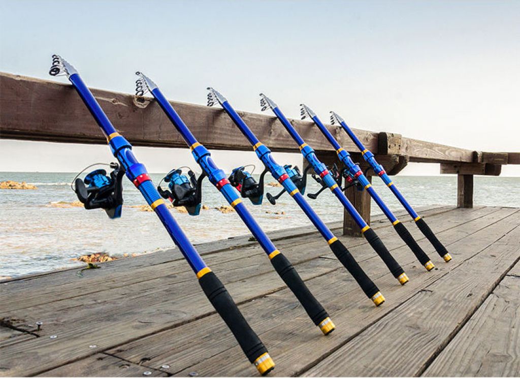 Portable Sea Fishing Rod Pole Carbon Fiber Telescopic Spinning Reel Fish  Tackle - Niceday